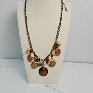 Kenneth Cole Signed Charm Type Necklace